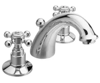 SAPHO ANTEA tříprvková umyvadlová baterie s výpustí, chrom