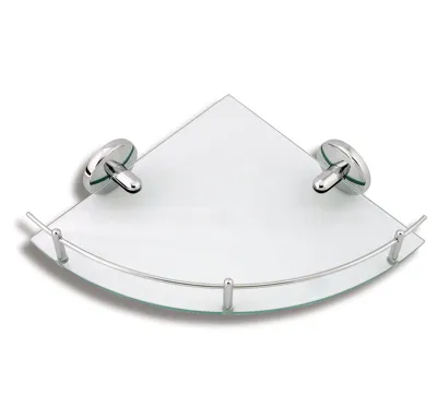 NOVASERVIS Rohová polička se zábradlím Metalia 1 chrom - 6158,0