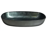 SAPHO KVAORE skleněné umyvadlo na desku, 54x39,5cm, černá (4)