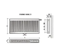 Radiátor VKM 21-600/ 500 - PURMO (1)