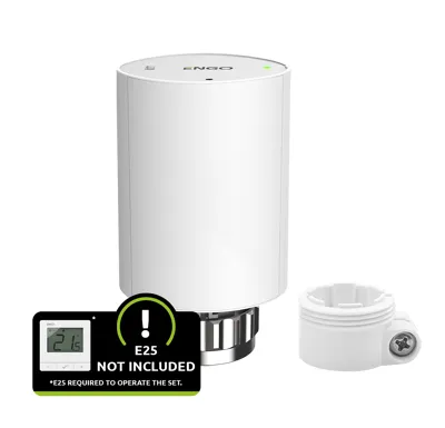 ENGO Controls Termostatická radiátorová hlavice ETRV-M30+RA, ENGO Smart, TUYA