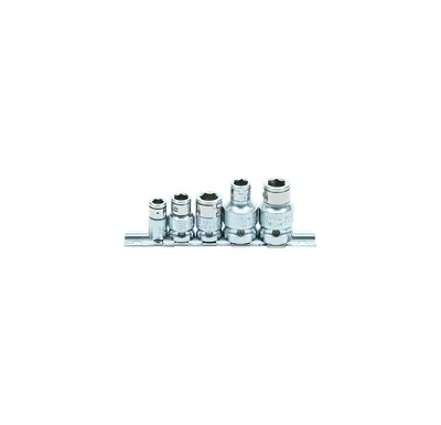 BGS Sada bitových adaptérů s koulí, 6,3 mm (1/4") / 10 mm (3/8") / 12,5 mm (1/2"), 5dílná