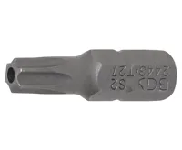 BGS Bit, pohon vnější šestihran 6,3 mm (1/4&quot;), T-profil (pro Torx) s otvoremT27
