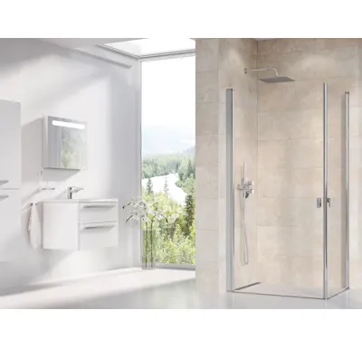 Ravak sprchové dveře CRV1-90 bright alu+Transparent