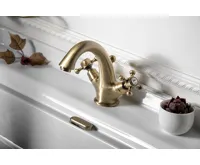 SAPHO ANTEA stojánková umyvadlová baterie vysoká s výpustí, bronz (5)