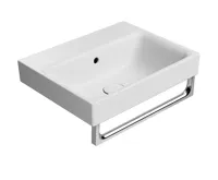 GSI NUBES keramické umyvadlo 50x40cm, bez otvoru, bílá mat (3)