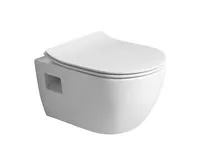 BRUCKNER LUNA závěsná WC mísa, Vortex Rimless, 35,5x49cm, bílá (1)