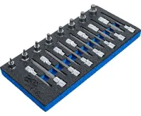 BGS Vložka do dílenského vozíku 1/3: sada nástrčných hlavic, vnitřní tisícihran (pro XZN), 2 (1)