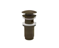 ALCAPLAST Výpust umyvadlová CLICK/CLACK G 5/4" s přepadem, velká zátka, kov, bronz-antic A392ANTIC ALCAPLAST Výpust umyvadlová CLICK/CLACK G 5/4" s přepadem, velká zátka, kov, bronz-antic A392ANTIC