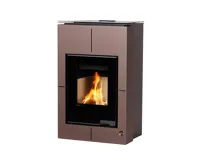 HS Flamingo Krbová kamna AQUAFLAM VARIO ® SAPORO 11/5kW hnědá - sametová