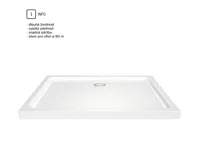 PROFI-RICH Vanička obdelník - keramická, 120x80x6,5 cm (2)