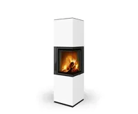 ROMOTOP Rohový designový krb s děleným sklem  HARMONY R HA Keramika, levý ROMOTOP Rohový designový krb s děleným sklem  HARMONY R HA Keramika, levý