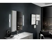 SAPHO IRENE 2 LED svítidlo, 9 W, 500x35x77 mm, IP44, chrom (7)