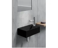 GSI KUBE X keramické umývátko 40x23cm, pravé/levé, černá mat (3)