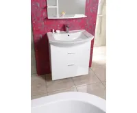 AQUALINE ZOJA umyvadlová skříňka zásuvková 61,5x74x32cm, bílá (4)