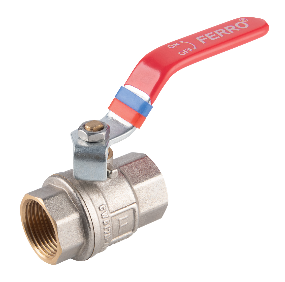 Kulový kohout voda páka dn 10 - 3/8"