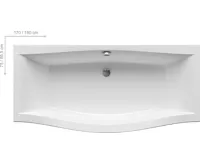 Ravak akrylátová vana Magnolia 180x75 | AKCE Doživotní záruka (1)