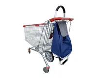 HomeLife Nákupní taška na kolečkách CARRY 53 litrů modrá (2)