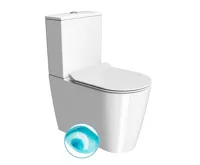 GSI KUBE X WC kombi, Swirlflush, spodní/zadní odpad, bílá ExtraGlaze GSI KUBE X WC kombi, Swirlflush, spodní/zadní odpad, bílá ExtraGlaze