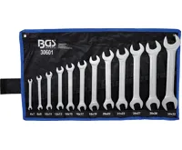 BGS Klíče ploché 6x7-30x32 mm, sada 12 dílů