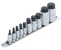 BGS Hlavice zástrčné imbus M4-M19, extra krátké, 10 dílů (1)