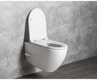 ISVEA INFINITY CLEANWASH závěsná WC mísa, integrovaný ventil a bidet. sprška, Rimless, 36,5x53cm, bílá (6)