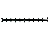 SAPHO Plastová T-lišta pro fixaci kabelu, 50cm (3)