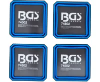 BGS Sada magnetických misek,  silikon,  skládací,  115 x 115 x 50 mm,  4dílná BS74502 (7)