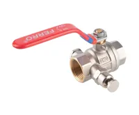 Kulový kohout voda páka s odvodněním DN 32 - 6/4" Kulový kohout voda páka s odvodněním DN 32 - 6/4"