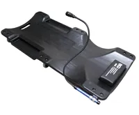 BGS Podložka montážní plastová pojízdná,103x50x10cm s pracovní lampou (1)