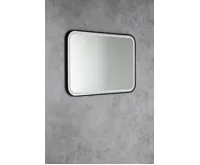 SAPHO CETIS zrcadlo s LED osvětlením 100x70cm, černá mat (5)