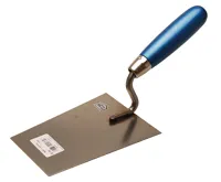 BGS Zednická lžíce „Tyrolská forma“, s krkem tvaru S, nerezová, 160 mm