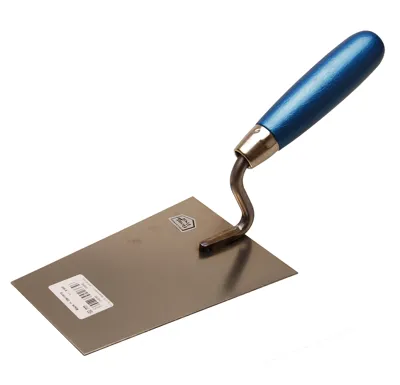 BGS Zednická lžíce „Tyrolská forma“, s krkem tvaru S, nerezová, 160 mm