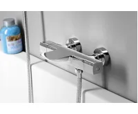 SAPHO MIXONA nástěnná vanová termostatická baterie, chrom (7)