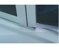 POLYSAN ZOOM čtvrtkruhová sprchová zástěna 900x900mm, čiré sklo, levá (9)