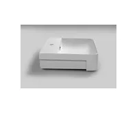 ISVEA SOTT AQUA keramické umyvadlo polozápustné, 59x49cm, bílá (1)