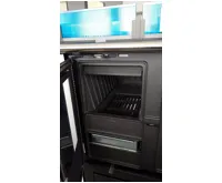 PLAMEN Sporák na tuhá paliva 910 GLAS -  černý (3)
