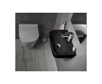 SAPHO NERISSA keramické umývátko 42x29cm, černá mat (1)