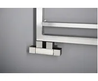 SAPHO CUBE TWIN připojovací sada ventilů pro středové připojení, nerez mat (4)