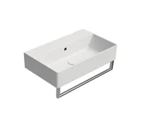 GSI KUBE X keramické umyvadlo 60x37cm, bez otvoru, bílá mat (4)