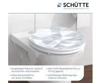 Schütte WC sedátko DIAMOND | MDF HG, Soft Close (12)