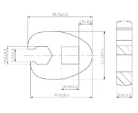 BGS Klíč plochý otevřený 3/8" 10 mm (2)