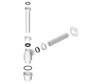 BRUCKNER Umyvadlový sifon 5/4", DN40, bílá (2)