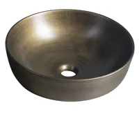 SAPHO PRIORI keramické umyvadlo na desku, Ø 41,5cm, bronz