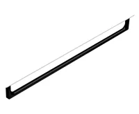 GSI NUBES čelní držák ručníků 100cm, černá GSI NUBES čelní držák ručníků 100cm, černá