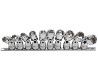 BGS Hlavice zástrčné 3/8" kloubové, 10-19mm, 6-ti hranné BGS Hlavice zástrčné 3/8" kloubové, 10-19mm, 6-ti hranné