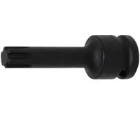 BGS Silová nástrčná hlavice, 12,5 mm (1/2"), klínový profil (pro RIBE) M12 BGS Silová nástrčná hlavice, 12,5 mm (1/2"), klínový profil (pro RIBE) M12