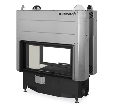 ROMOTOP Průhledová krbová vložka HEAT T 3G L 88.50.06, Černý Igniton