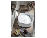 SAPHO JUMPER keramické umyvadlo na desku, 50x40cm, bílá (1)