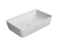 GSI NUBES keramické umyvadlo na desku 60x38cm, bílá mat GSI NUBES keramické umyvadlo na desku 60x38cm, bílá mat